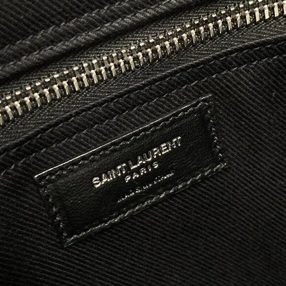Auth SAINT LAURENT PARIS Rive Gauche 587273 Black Leather - Tote Bag - Picture 3 of 14
